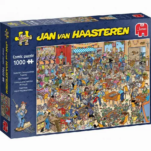 Jan van Haasteren Comic Puzzle - National Championships Puzzling | Jigsaw - Image 1