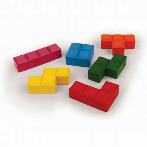 Puzzle Blocks Crayons - Image 1