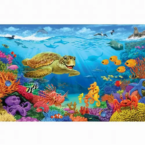 Floor Puzzle: Ocean Reef | Jigsaw - Image 1