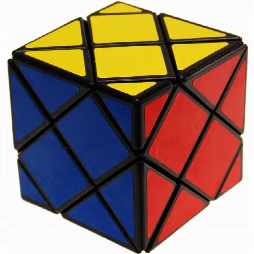 Dino Skewb Cube - Black Body - Image 1