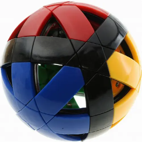 12-Axis Puzzle Ball V1 - 4 color with black edge - Image 1