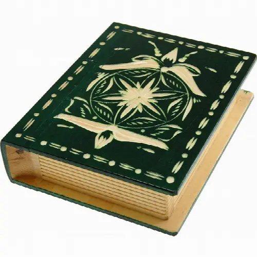 Romanian Secret Book Box - Green - Image 1