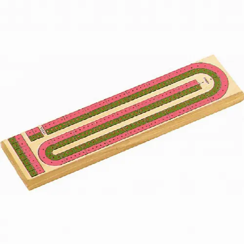 Color 2 Track Cribbage Board - Image 1