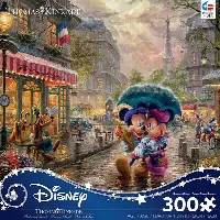 Thomas Kinkade: Disney - Mickey & Minnie in Paris - Large Piece | Jigsaw