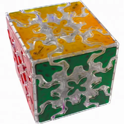 Gear Cube - Clear Body with embedded tiles - Image 1