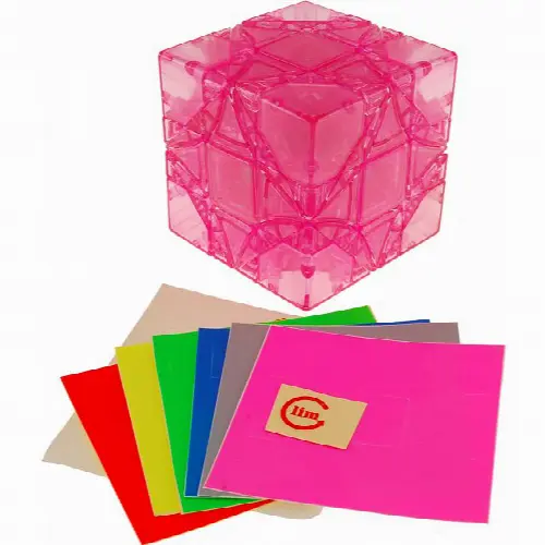 limCube Dreidel 3x3x3 DIY - Ice Pink Body (Limited Edition - Image 1