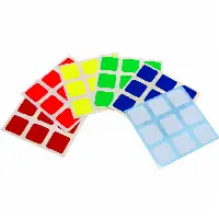 3x3x3 Full-Bright Sticker Set