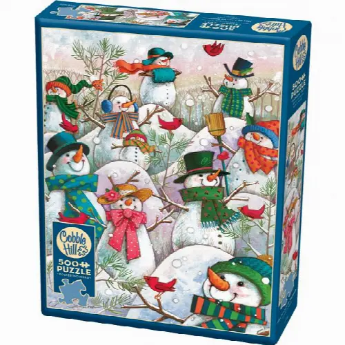 Hill Of A Lot Of Snowman - Large Piece | Jigsaw - Image 1