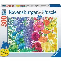 Floral Rainbow - Large Piece Format | Jigsaw