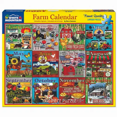 Farm Calender | Jigsaw - Image 1