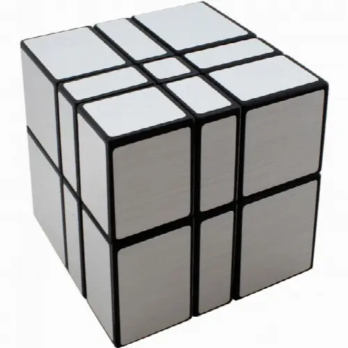 Mirror Camouflage 2x3x3 Cube - Black Body with Silver Label - Image 1