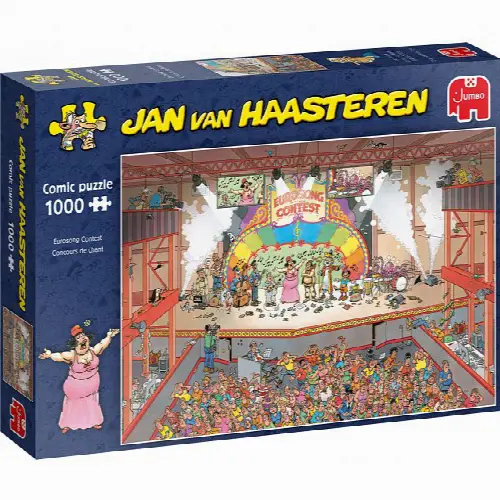 Jan van Haasteren Comic Puzzle - Eurosong Contest | Jigsaw - Image 1