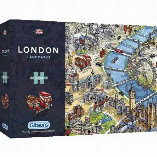 London Landmarks - 1000 Pieces | Jigsaw - Image 1