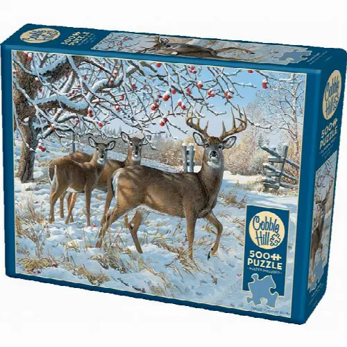 Winter Deer - Large Piece | Jigsaw - Image 1