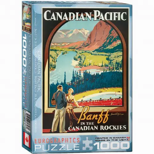 Canadian Pacific - Banff in the Canadian Rockies | Jigsaw - Image 1