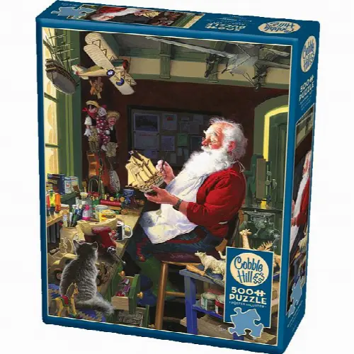 Santa's Workbench - Large Piece | Jigsaw - Image 1