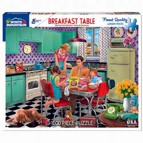 Breakfast Table Jigsaw Puzzle - 1000 Piece - Image 1