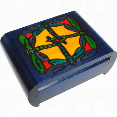 Dragonfly Secret Box - Blue - Image 1