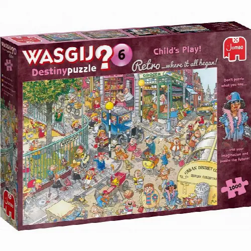 Wasgij Destiny Retro #6: Child's Play! | Jigsaw - Image 1
