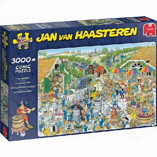 Jan van Haasteren Comic Puzzle - The Winery (3000 Pieces) | Jigsaw - Image 1