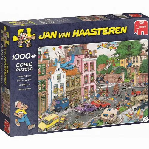 Jan van Haasteren Comic Puzzle - Friday the 13th | Jigsaw - Image 1