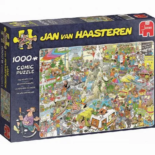 Jan van Haasteren Comic Puzzle - The Holiday Fair | Jigsaw - Image 1