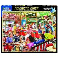 White Mountain American Diner Jigsaw Puzzle - 1000 Piece
