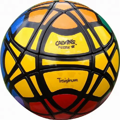 Traiphum Megaminx Ball - (6-color) Black Body - Image 1