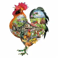 Rule the Roost - Shaped Jigsaw Puzzle | Jigsaw