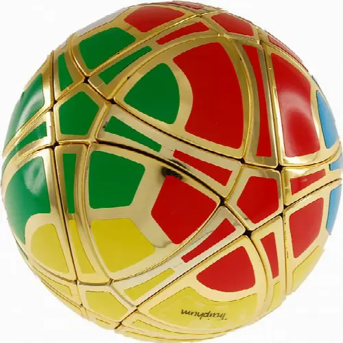 Traiphum Megaminx Ball - (6-Color) Metallized Gold - Image 1