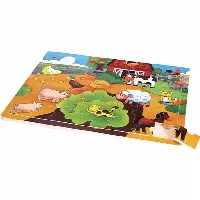 Little Moppet: Farm Wooden Tray Puzzle | Jigsaw