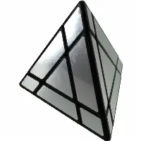 7-Segment Pyraminx - Black Body in Silver Label