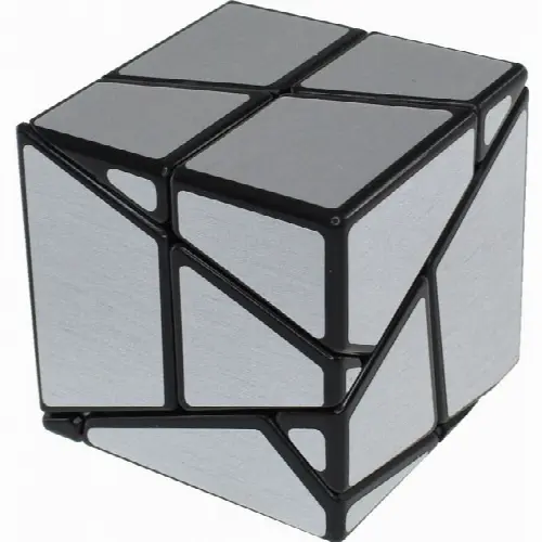 Ghost Skewb - Black Body with Silver Labels - Image 1