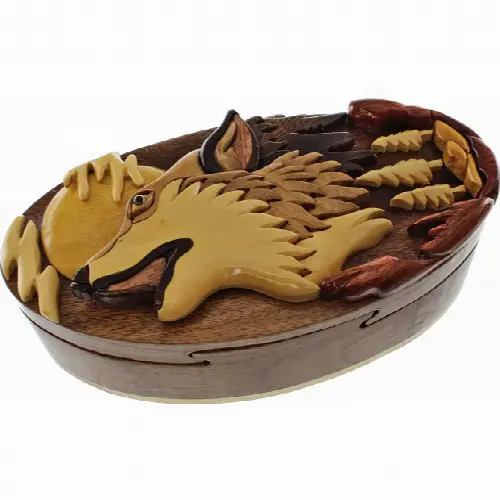 Wolf Howling - 3D Puzzle Box - Image 1