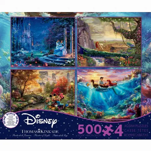 Thomas Kinkade: Disney 4 in 1 Jigsaw Puzzle Collection #6 | Jigsaw - Image 1