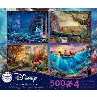 Thomas Kinkade: Disney 4 in 1 Jigsaw Puzzle Collection #6 | Jigsaw