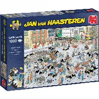 Jan van Haasteren Comic Puzzle - The Cattle Market (1000 Pieces) | Jigsaw