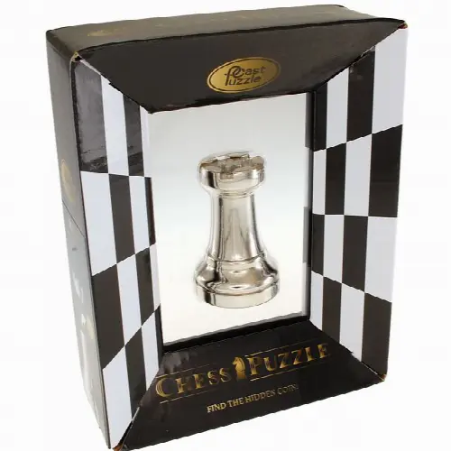 Hanayama Level 1 Cast Chess Puzzle - Rook - Image 1