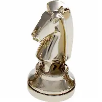 Silver Color Chess Piece - Knight