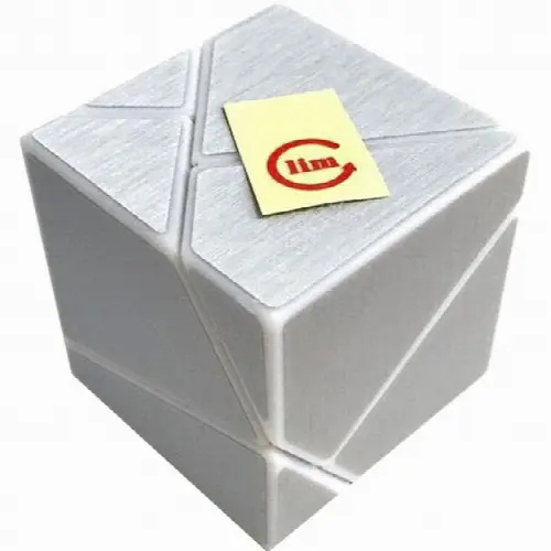 limCube Ghost Cube 2x2x2 - White Body with Silver labels - Image 1