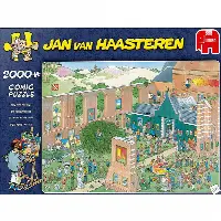 Jan van Haasteren Comic Puzzle - The Art Market (2000 Pieces) | Jigsaw