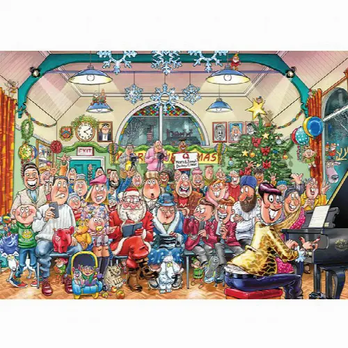 Wasgij Christmas #16 : The Christmas Show! | Jigsaw - Image 1