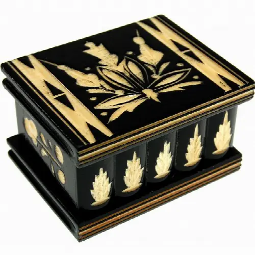 Romanian Puzzle Box - Small Black - Image 1