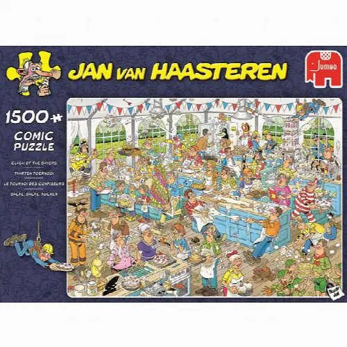 Jan van Haasteren Comic Puzzle - Clash of the Bakers | Jigsaw - Image 1
