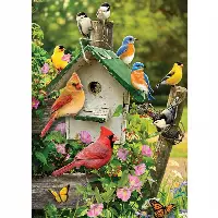 Singing Around The Birdhouse - Tray Puzzle | Jigsaw