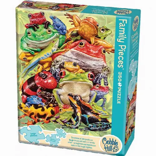 Frog Pile - Family Piece Puzzle | Jigsaw - Image 1