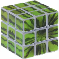 3x3x3 - Watermelon - White Body