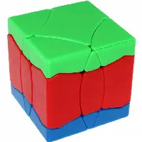 BaiNiaoChaoFeng Cube (Blue-Red-Green) - Stickerless