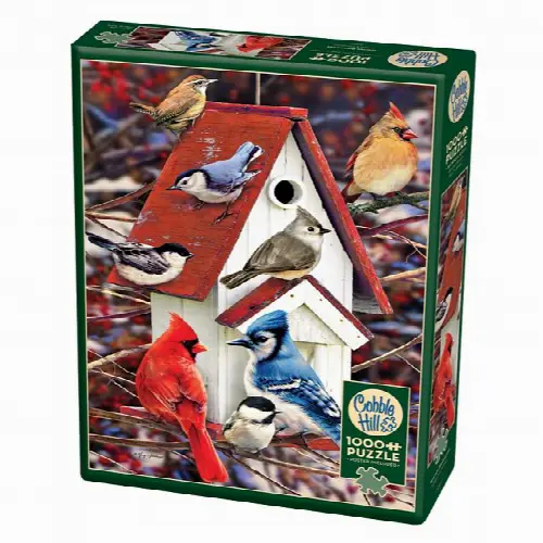 Winter Birdhouse | Jigsaw - Image 1