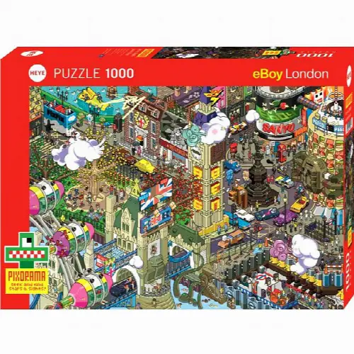 Pixorama eBoy: London Quest - Seek-and-Find Puzzle | Jigsaw - Image 1